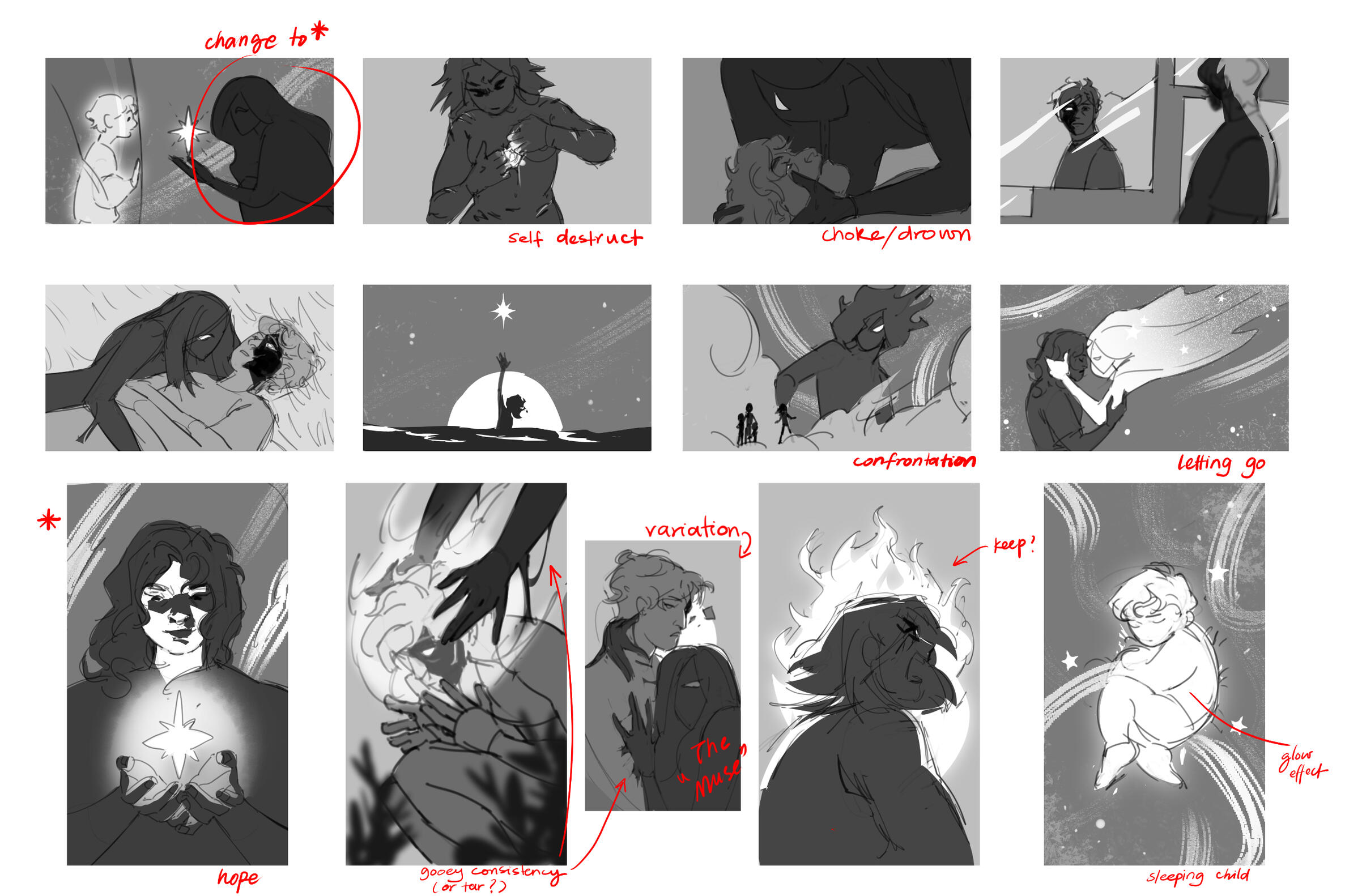 Initial thumbnails