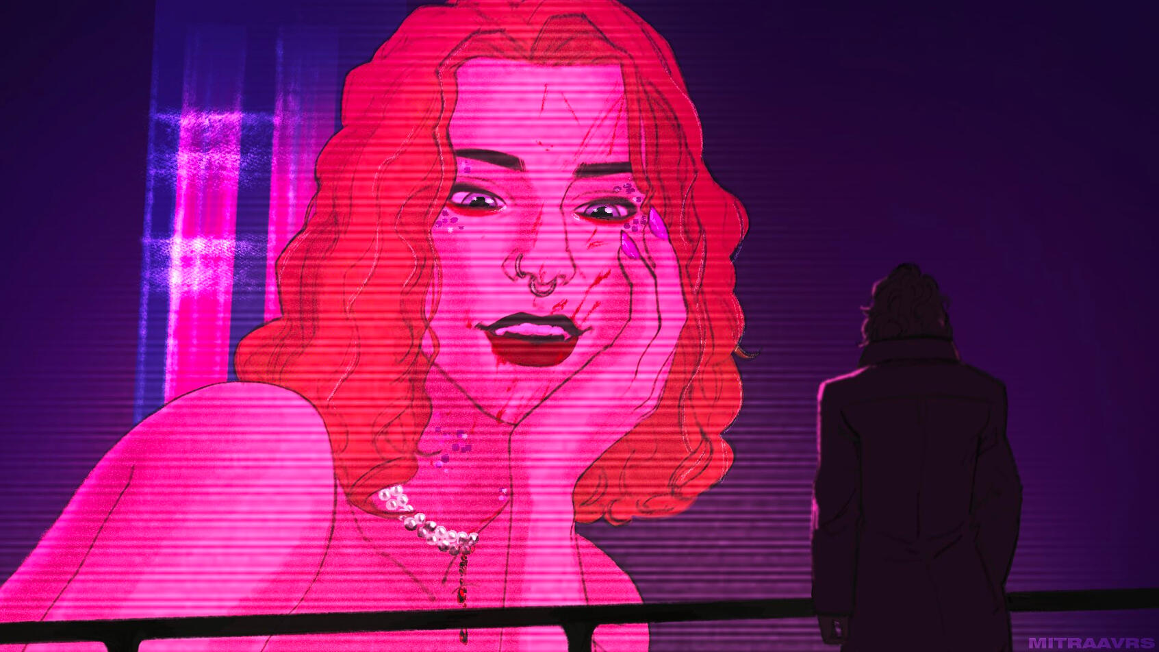 ...and I'm still haunted by visions of you. (reference: Blade Runner 2049)