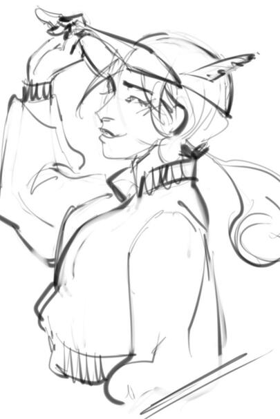 Initial Sketch of Robin Hood